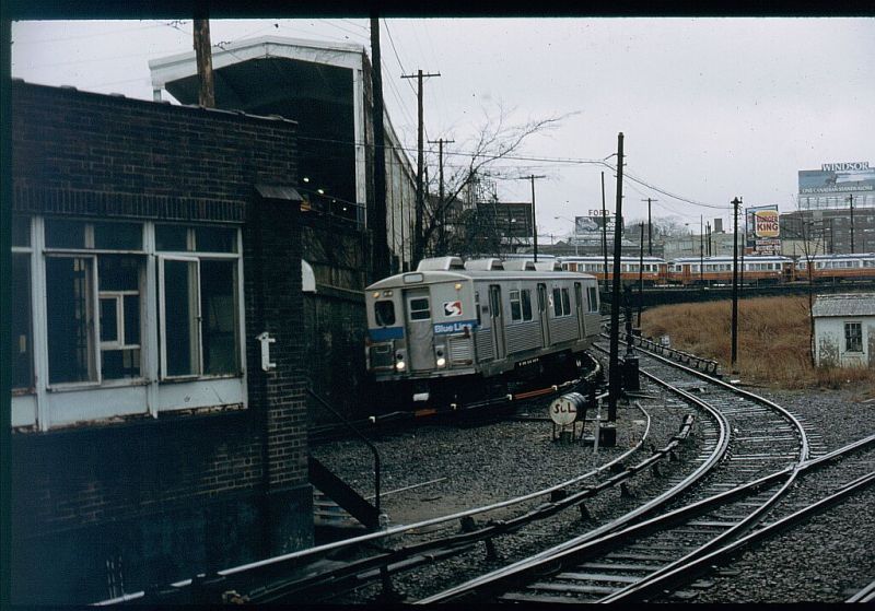 Blue Line Train at 69th Street, December 31, 1981
Collection of Joe Testagrose
