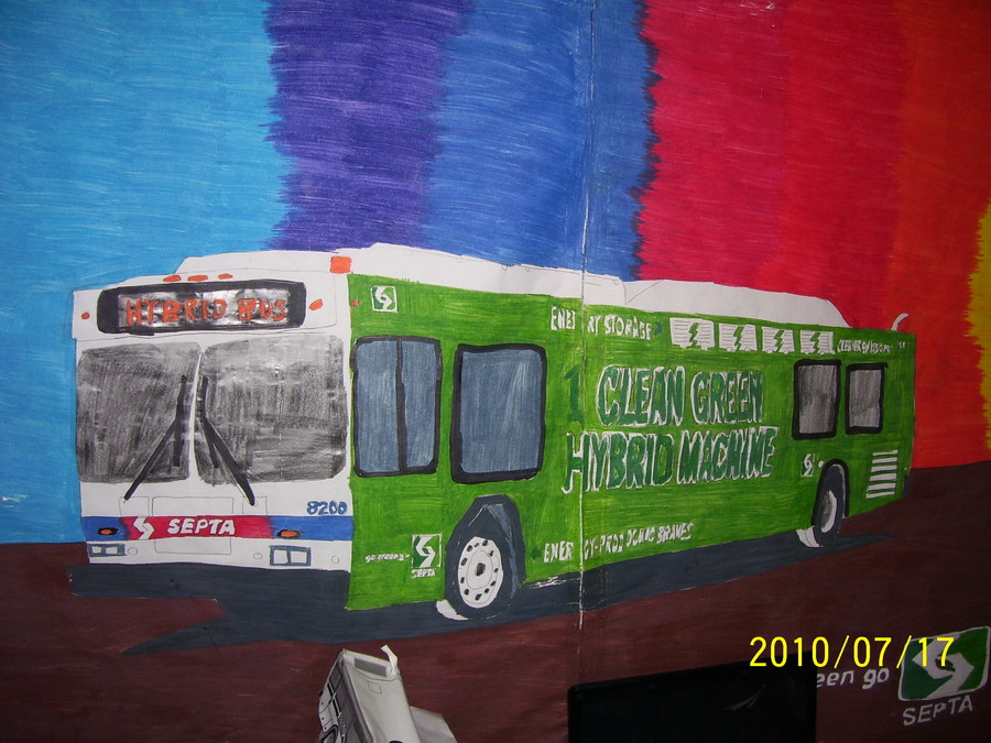2009 New Flyer Going Green
I drew my first Hybrid bus with a Going Green wrap
