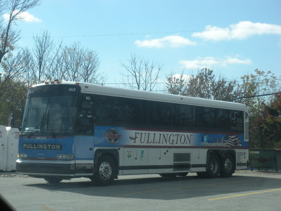 Trailways/Fullington MCI 102 D3 
Taken at Villanova University on 11-6-2010 during a special even there.
