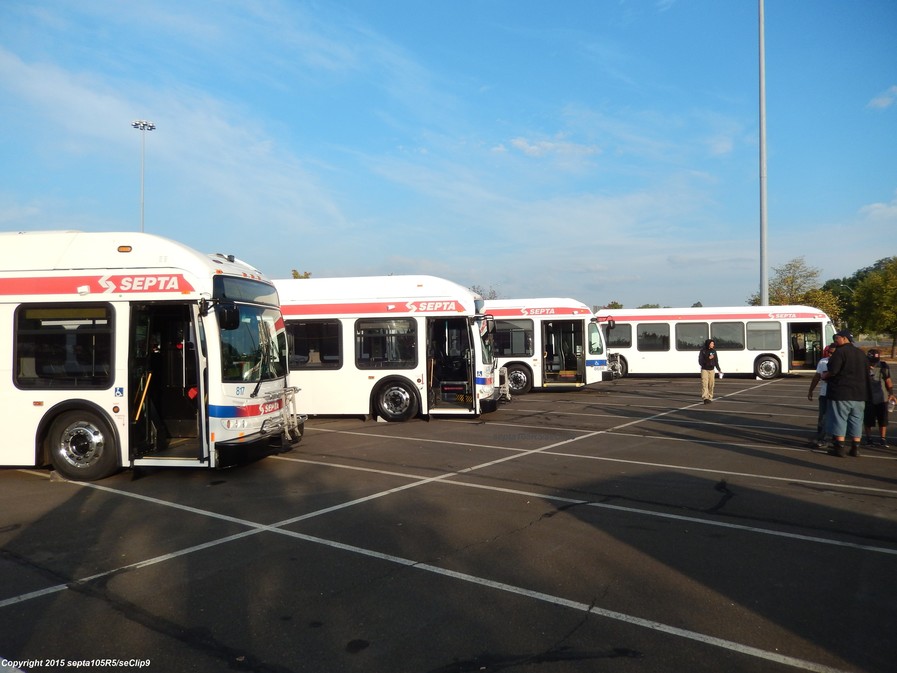 Various Buses on Display at SEPTA Rodeo 2015
9-12-2015
